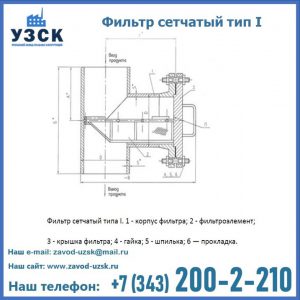 Фильтр сетчатый ФС по Т-ММ-11-2003 в Кирове