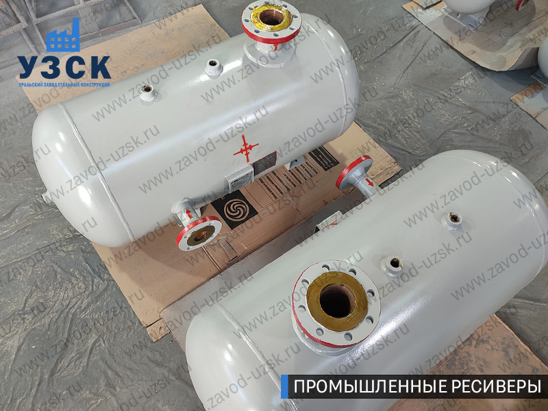 фотография промышленных ресиверовдля газа Киров